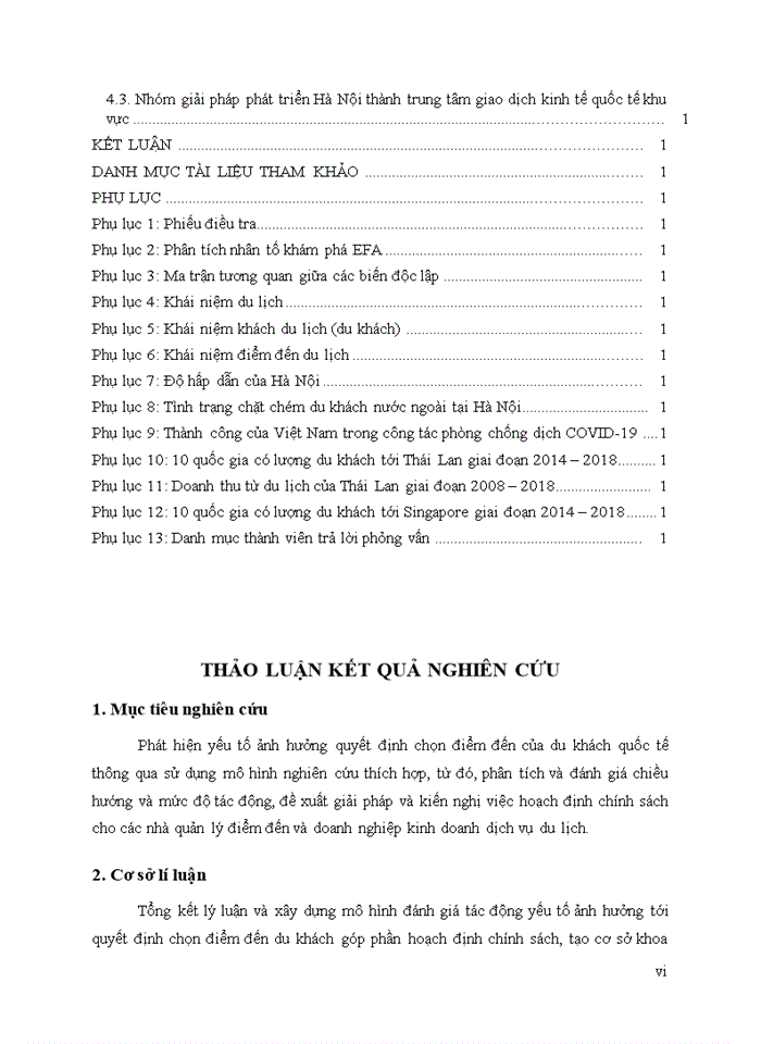 image for page Yếu tố ảnh hưởng quyết định chọn điểm đến của du khách quốc tế: nghiên cứu trường hợp hà nội