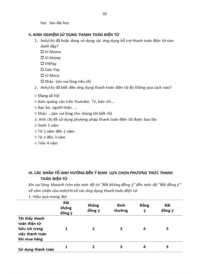 image for page Những nhân tố ảnh hưởng đến ý định thanh toán điện tử của người tiêu dùng