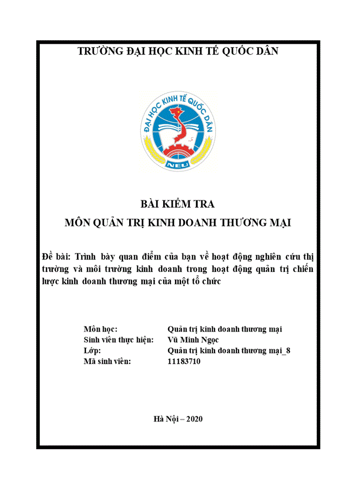 image for page Hoạt động nghiên cứu thị trường và môi trường kinh doanh trong hoạt động quản trị chiến lược kinh doanh thương mại của một tổ chức