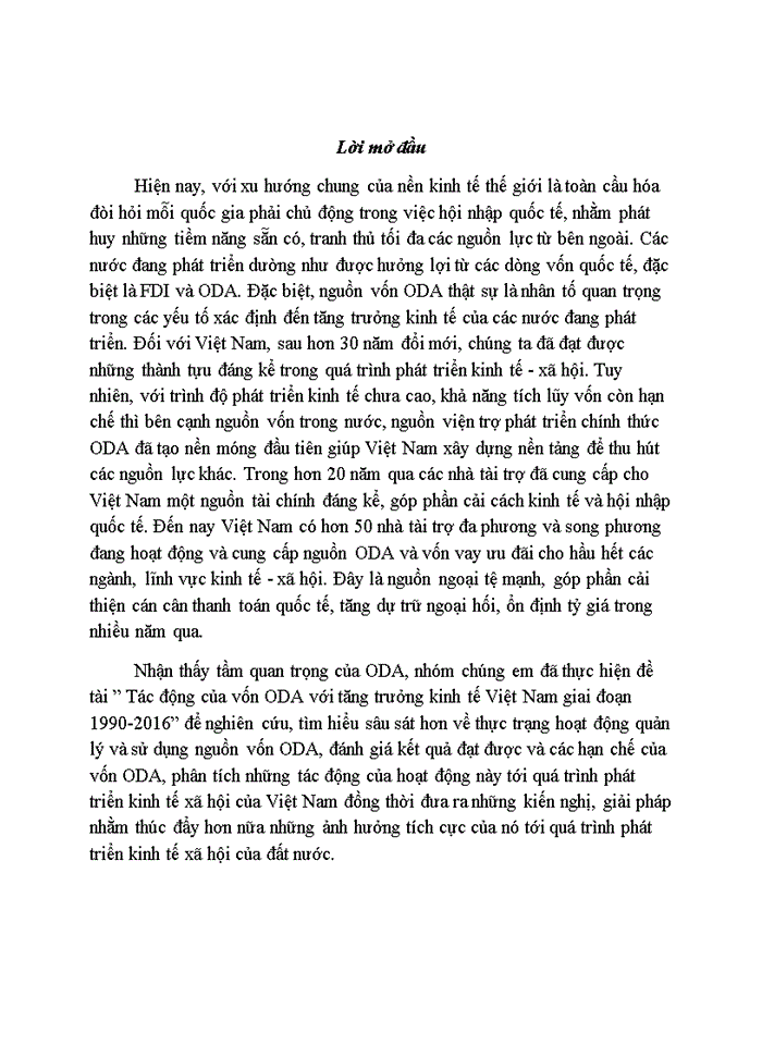 image for page Tác động của ODA đối với nền kinh tế của nước nhận đầu tư: Phân tích trường hợp của Việt Nam.