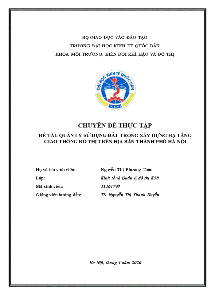 image for page Quản lý sử dụng đất trong xây dựng hạ tầng giao thông đô thị trên địa bàn thành phố Hà Nội