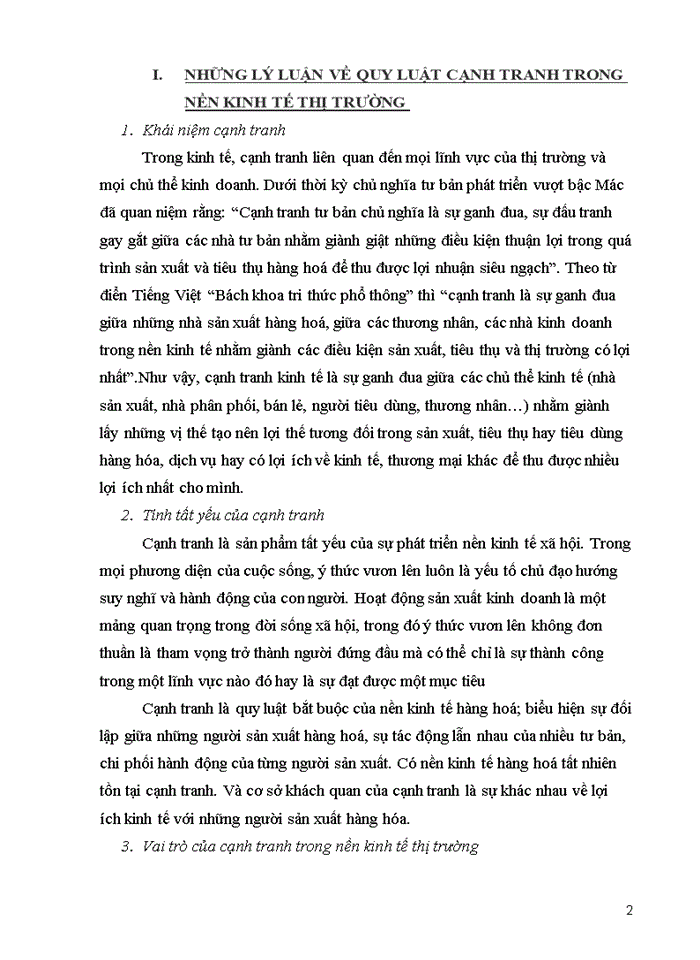 image for page Vận dụng quy luật cạnh tranh trong nền kinh tế thị trường nghiên cứu sự cạnh tranh của công ty sữa TH True Milk