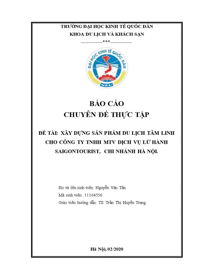 image for page Xây dựng sản phẩm du lịch tâm linh cho công ty tnhh mtv dịch vụ lữ hành saigontourist, chi nhánh hà nội.
