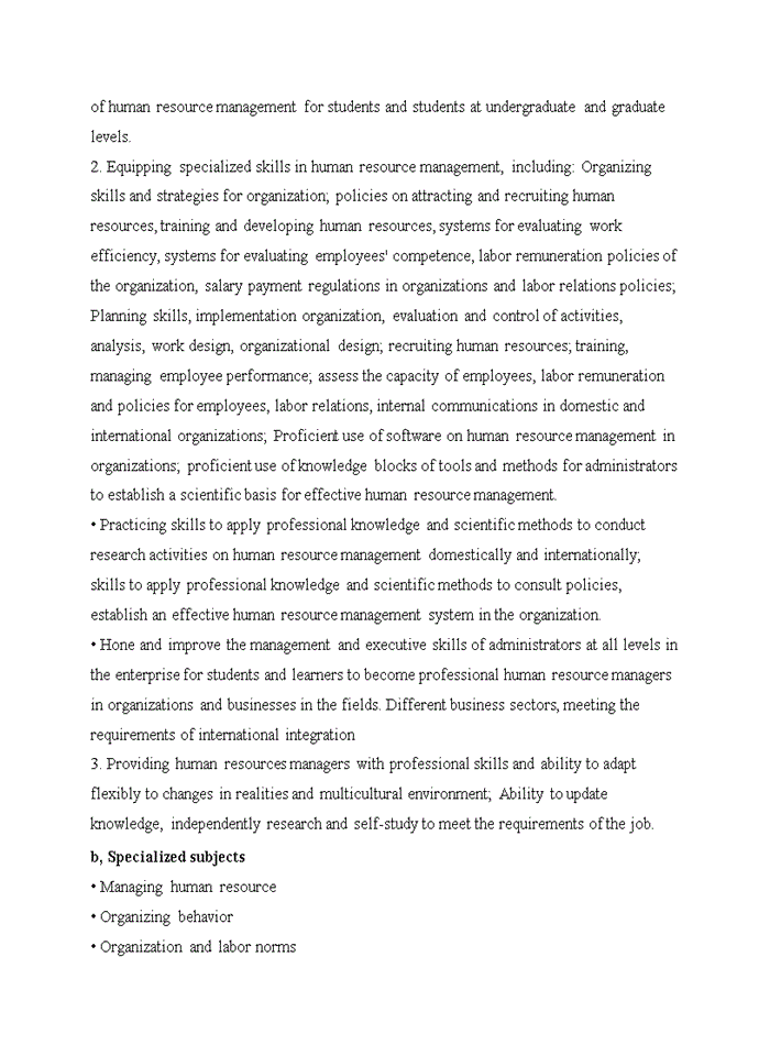 image for page Orientation program of Faculty of Human Resource Management and Economics