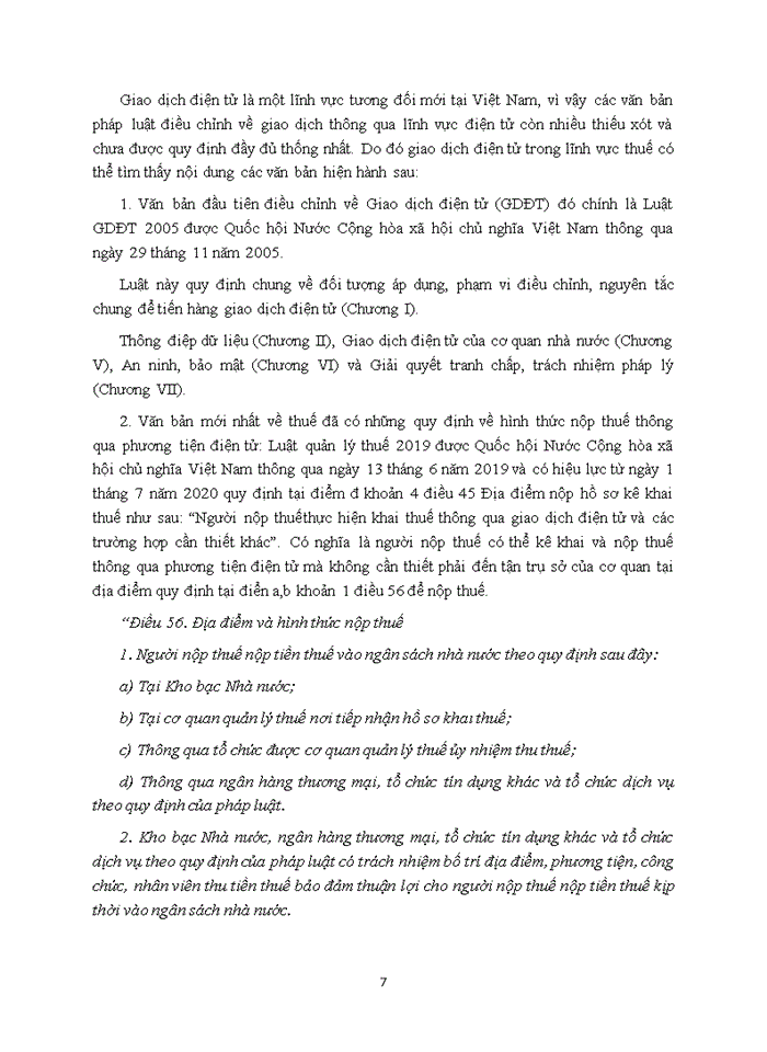 image for page Quy định pháp luật về giao dịch điện tử trong lĩnh vực thuế và thực trạng thực thi pháp luật
