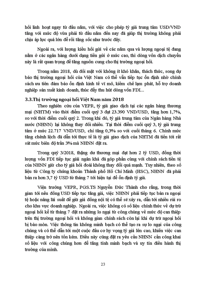 image for page phân tích, đánh giá thực trạng hoạt động thị trường ngoại hối Việt Nam những qua các năm.