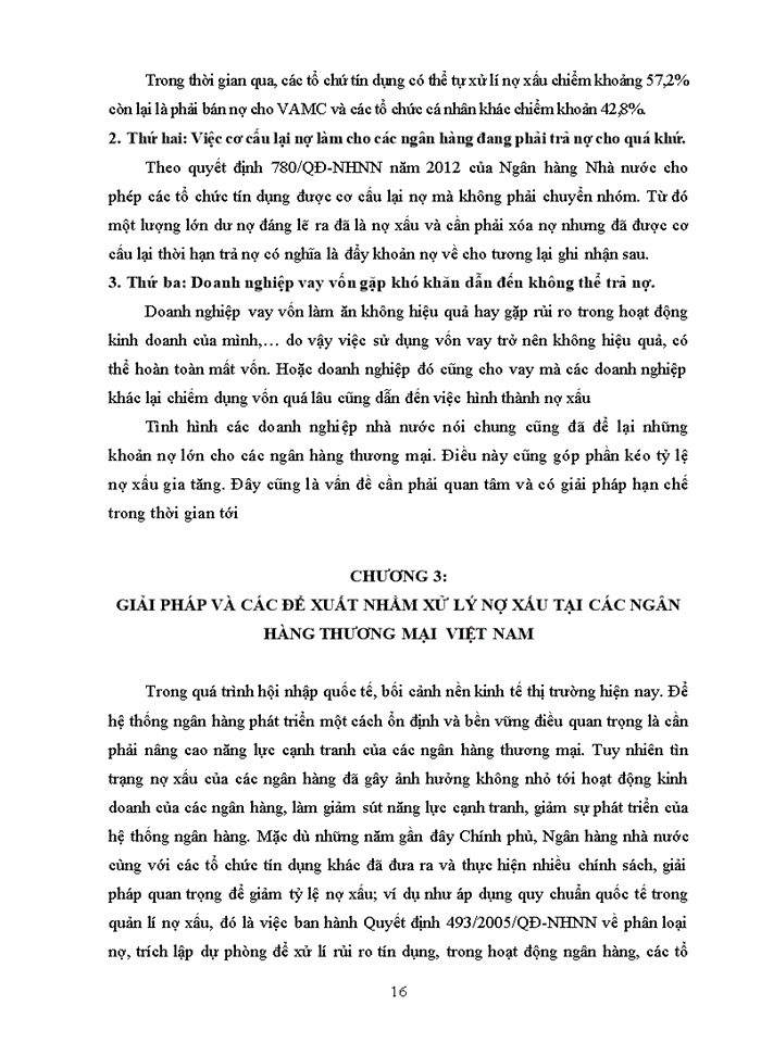 image for page Xử lý nợ xấu trong hệ thống Ngân hàng Thương mại Việt Nam