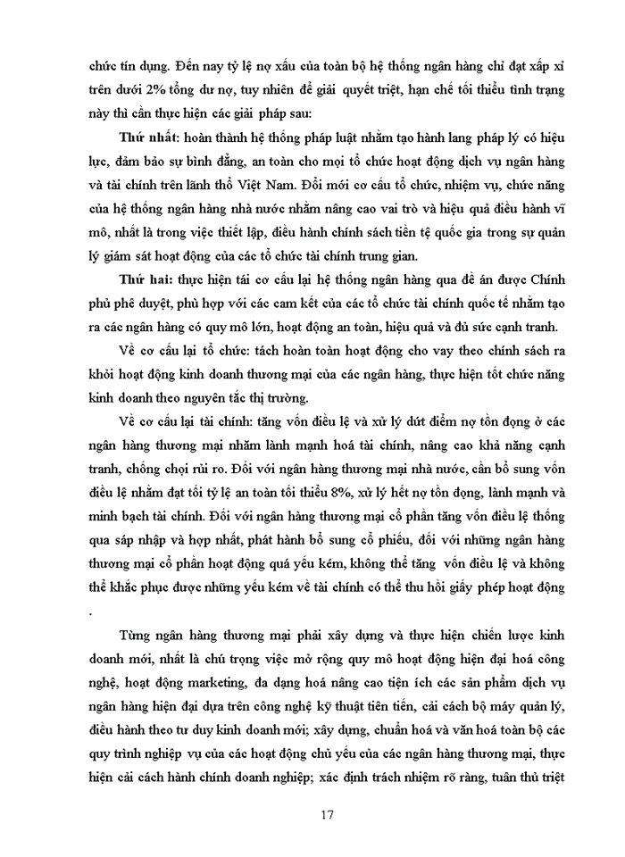 image for page Xử lý nợ xấu trong hệ thống Ngân hàng Thương mại Việt Nam