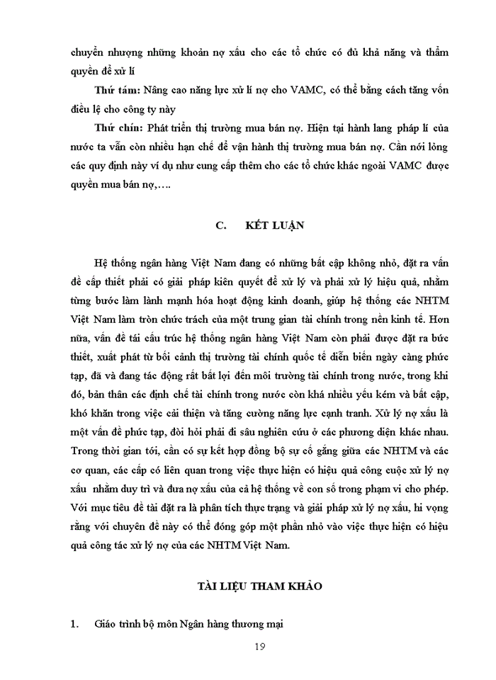 image for page Xử lý nợ xấu trong hệ thống Ngân hàng Thương mại Việt Nam