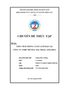 Ảnh hưởng của phong cách lãnh đạo đến động lực làm việc của người lao động tại công ty TNHH thương mại Thoại Anh Khoa
