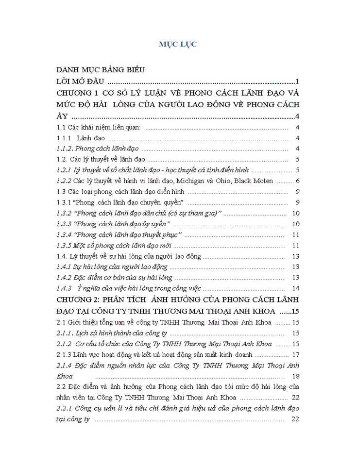 image for page Ảnh hưởng của phong cách lãnh đạo đến động lực làm việc của người lao động tại công ty TNHH thương mại Thoại Anh Khoa