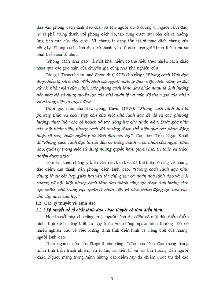 image for page Ảnh hưởng của phong cách lãnh đạo đến động lực làm việc của người lao động tại công ty TNHH thương mại Thoại Anh Khoa