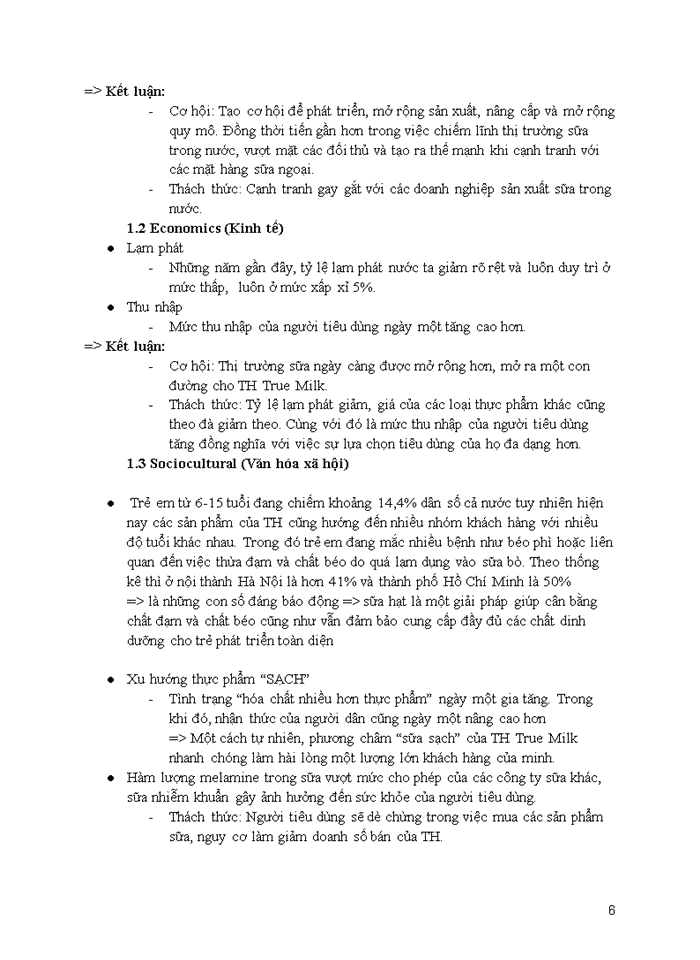 image for page Lập kế hoạch marketing cho sản phẩm mới sữa hạt th true nut+ của ctcp sữa th true milk