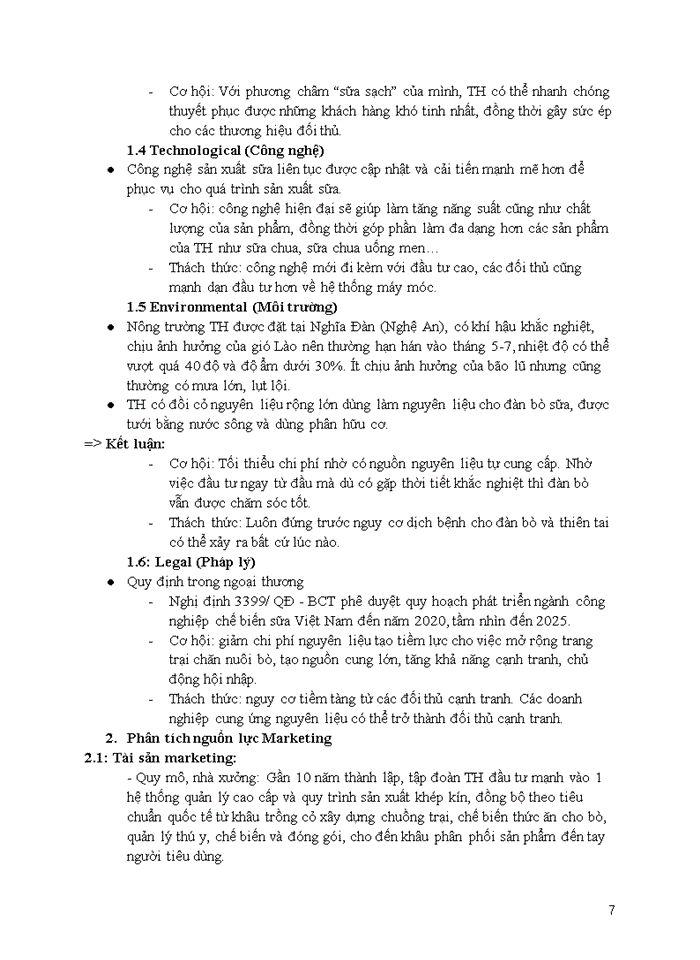 image for page Lập kế hoạch marketing cho sản phẩm mới sữa hạt th true nut+ của ctcp sữa th true milk