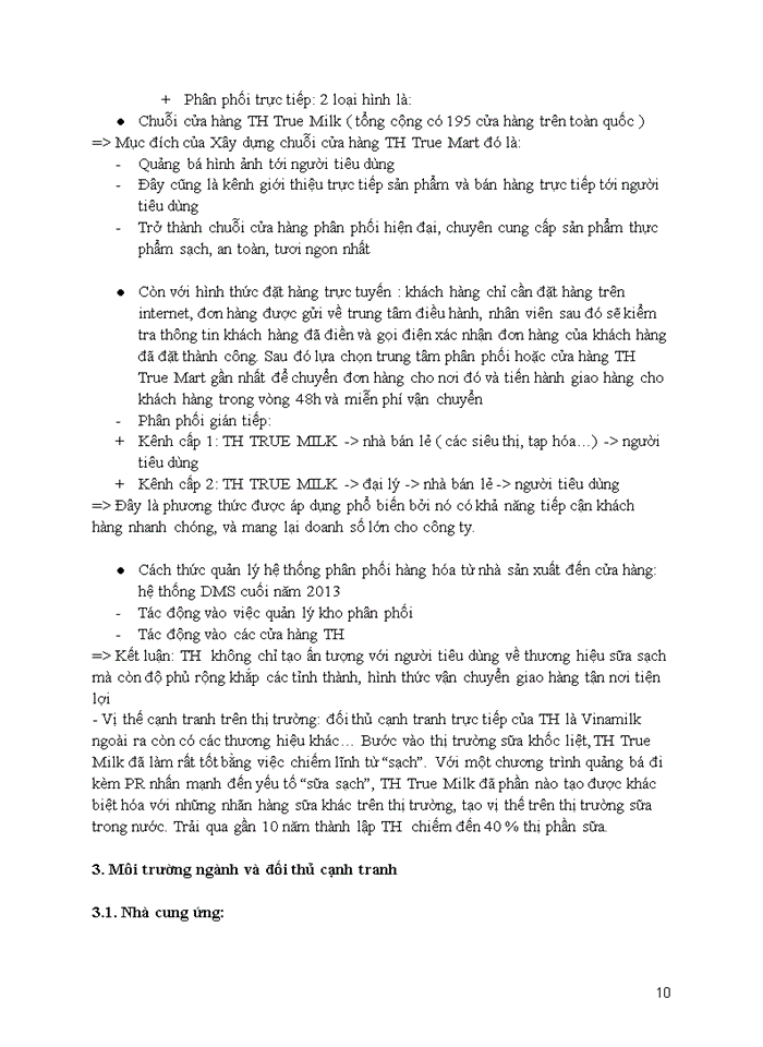 image for page Lập kế hoạch marketing cho sản phẩm mới sữa hạt th true nut+ của ctcp sữa th true milk