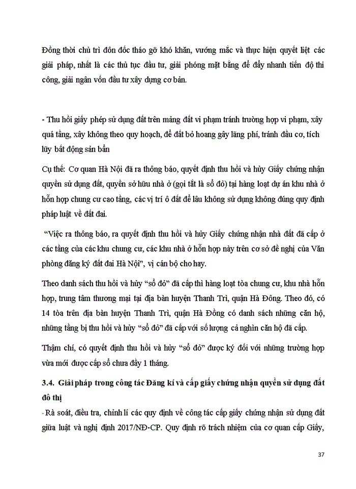 image for page Thực trạng và giải pháp tăng cường công tác quản lí nhà nước về đất đô thị trên địa bàn thành phố Hà Nội