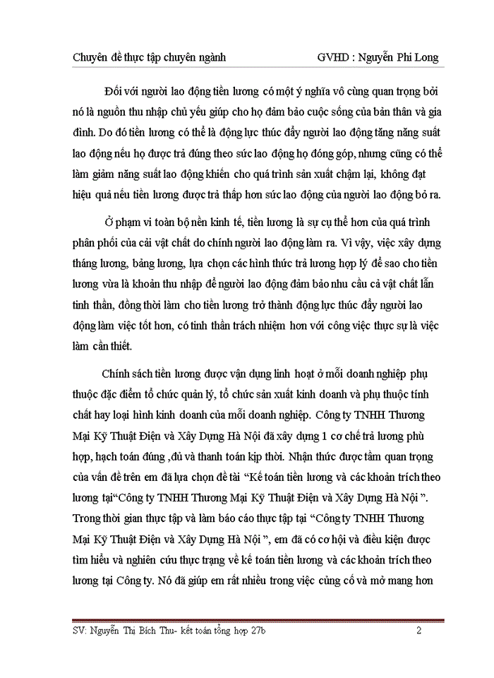 image for page Kế toán tiền lương và các khoản trích theo lương tại công ty TNHH Thương Mại Kỹ Thuật Điện và Xây Dựng Hà Nội