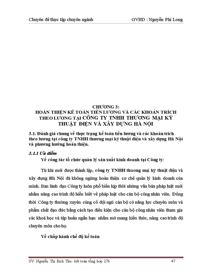 image for page Kế toán tiền lương và các khoản trích theo lương tại công ty TNHH Thương Mại Kỹ Thuật Điện và Xây Dựng Hà Nội