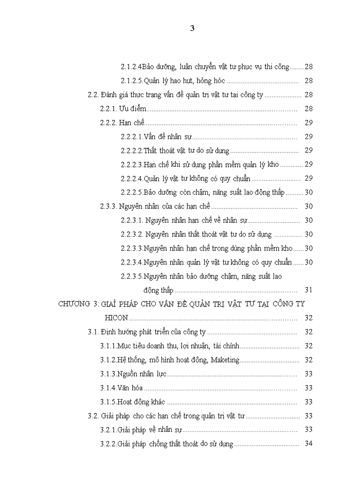 image for page Giải pháp cho vấn đề quản trị vật tư tại công ty HICON