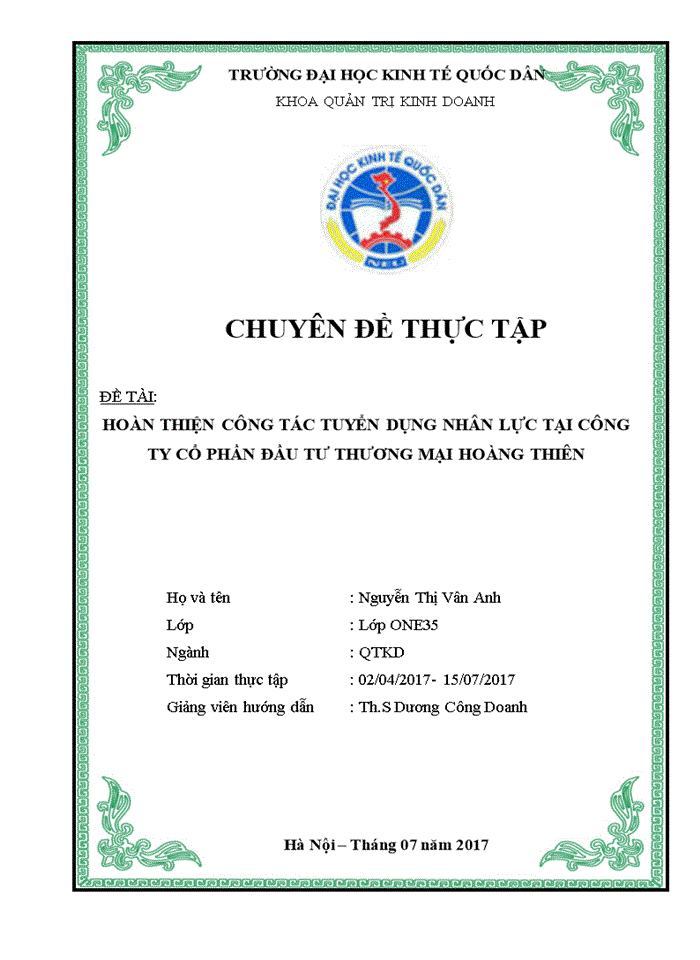 image for page Hoàn thiện công tác tuyển dụng nhân lực tại Công ty cổ phần Đầu tư Thương mại Hoàng Thiên