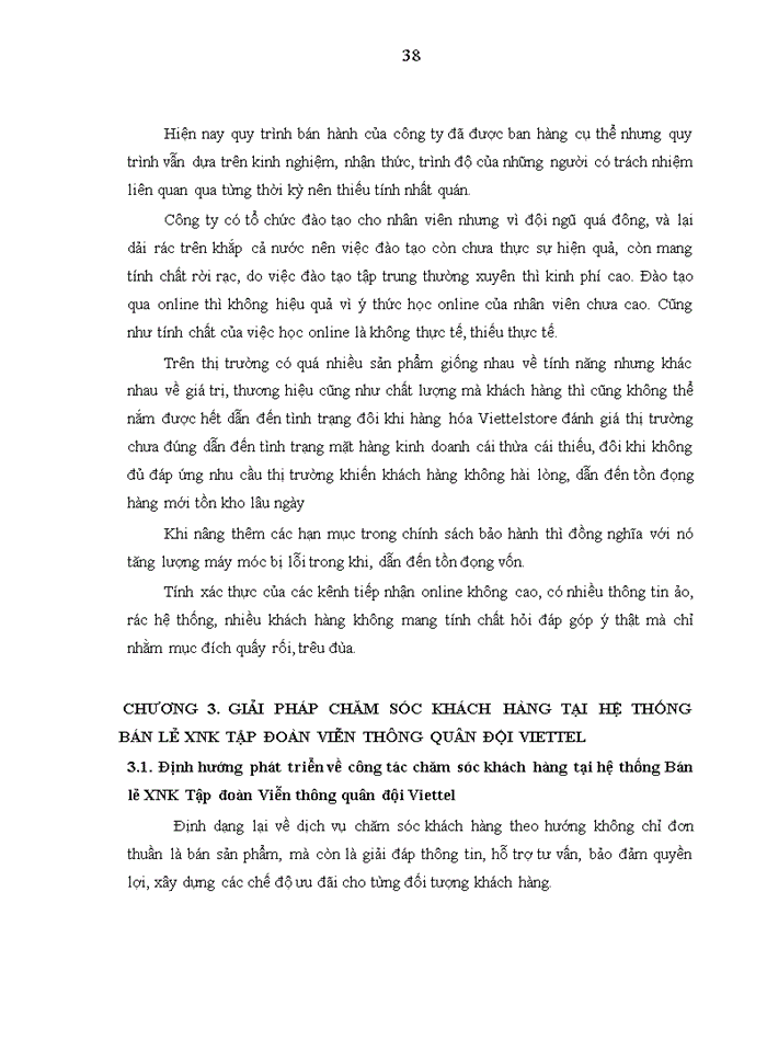 image for page Hoàn thiện công tác nâng cao chất lượng dịch vụ chăm sóc khách hàng tại hệ thống Bán lẻ XNK Tập đoàn Viễn thông quân đội Viettel