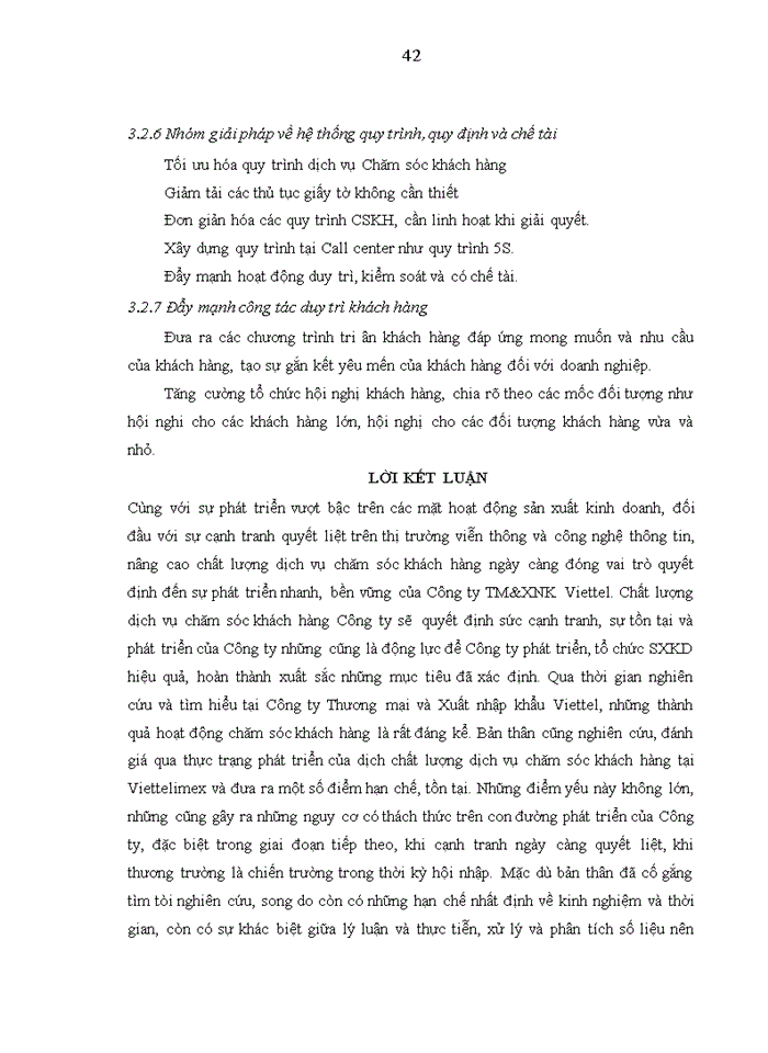 image for page Hoàn thiện công tác nâng cao chất lượng dịch vụ chăm sóc khách hàng tại hệ thống Bán lẻ XNK Tập đoàn Viễn thông quân đội Viettel