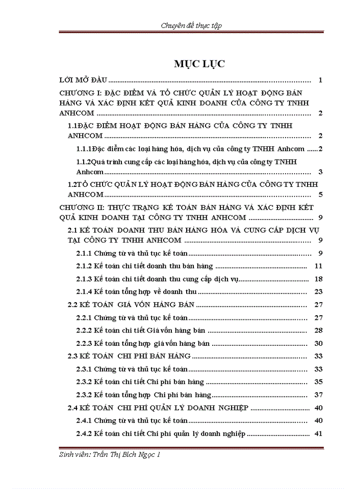 image for page Hoàn thiện Kế toán bán hàng và xác định kết quả kinh doanh tại Công ty TNHH Anhcom