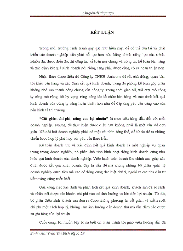 image for page Hoàn thiện Kế toán bán hàng và xác định kết quả kinh doanh tại Công ty TNHH Anhcom