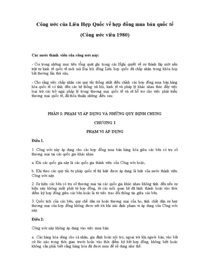 image for page Công ước của Liên Hợp Quốc về hợp đồng mua bán quốc tế