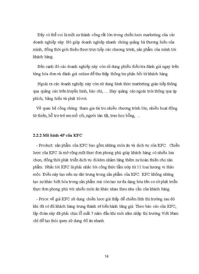 image for page Hoạt động marketing trong các doanh nghiệp kinh doanh thức ăn nhanh tại Việt Nam