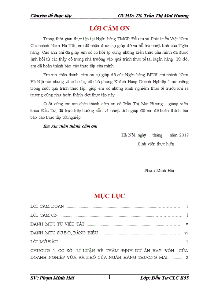 image for page Giải pháp hoàn thiện công tác thẩm định dự án vay vốn của doanh nghiệp vừa và nhỏ tại ngân hàng TMCP đầu tư và phát triển Việt Nam chi nhánh Nam Hà Nội  đến năm 2025