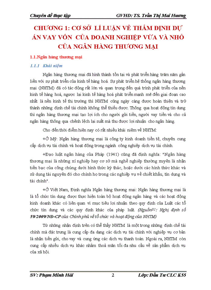 image for page Giải pháp hoàn thiện công tác thẩm định dự án vay vốn của doanh nghiệp vừa và nhỏ tại ngân hàng TMCP đầu tư và phát triển Việt Nam chi nhánh Nam Hà Nội  đến năm 2025