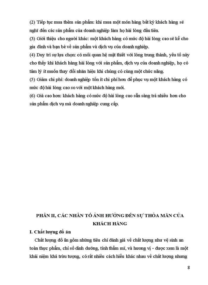 image for page Sự thỏa mãn của khách hàng trong sử dụng dịch vụ nhà hàng- đồ ăn nhanh