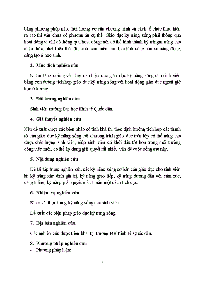 image for page Nâng cao hiệu quả giáo dục kỹ năng sống cho sinh viên bằng con đường tích hợp giáo dục kỹ năng sống với hoạt động giáo dục ngoài giờ học ở trường.