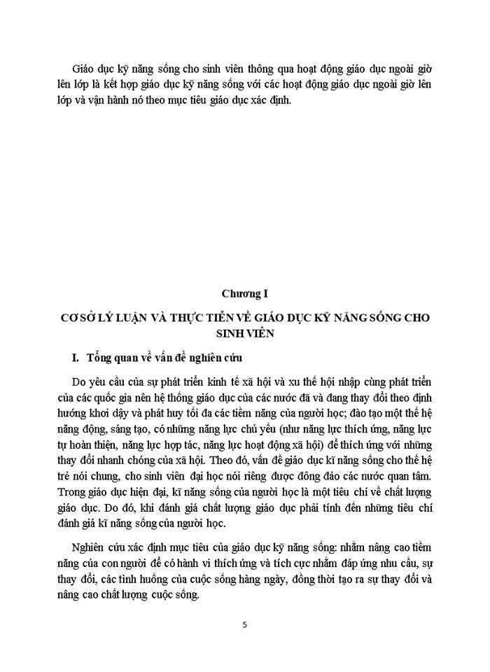 image for page Nâng cao hiệu quả giáo dục kỹ năng sống cho sinh viên bằng con đường tích hợp giáo dục kỹ năng sống với hoạt động giáo dục ngoài giờ học ở trường.