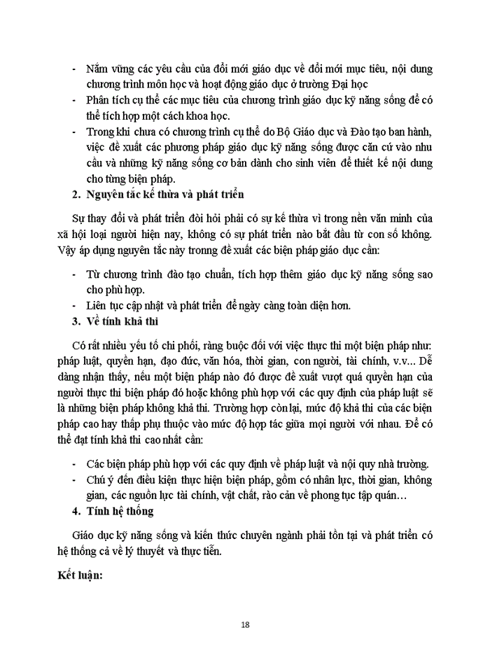 image for page Nâng cao hiệu quả giáo dục kỹ năng sống cho sinh viên bằng con đường tích hợp giáo dục kỹ năng sống với hoạt động giáo dục ngoài giờ học ở trường.