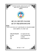 Giải pháp nâng cao năng lực cạnh tranh cho các doanh nghiệp bán lẻ việt nam