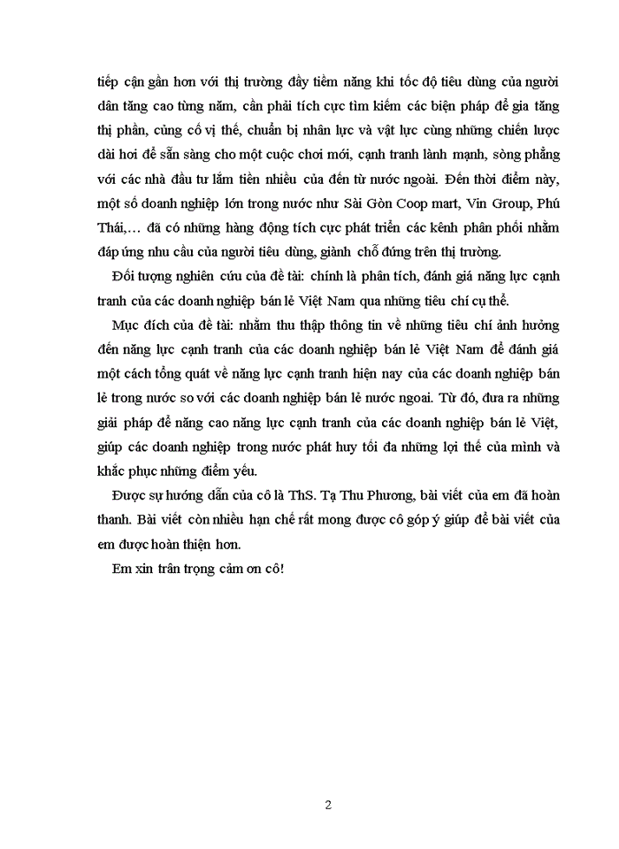 image for page Giải pháp nâng cao năng lực cạnh tranh cho các doanh nghiệp bán lẻ việt nam