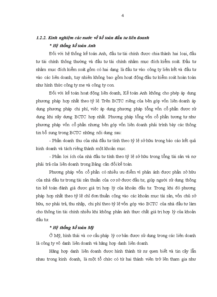 image for page Hoàn thiện kế toán đầu tư liên doanh trong chuẩn mực và chế độ kế toán Việt Nam hiện hành