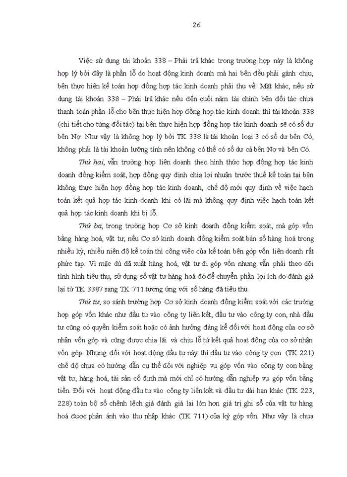 image for page Hoàn thiện kế toán đầu tư liên doanh trong chuẩn mực và chế độ kế toán Việt Nam hiện hành