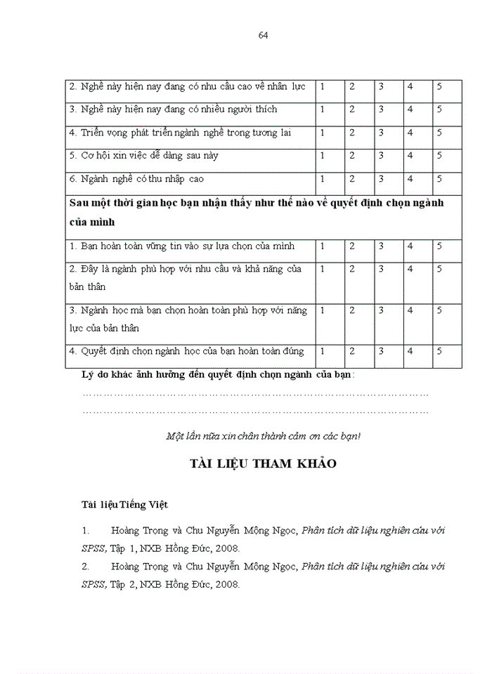 image for page Nghiên cứu những nhân tố tác động đến quyết định chọn ngành học của sinh viên Trường Đại học Kinh tế Quốc dân