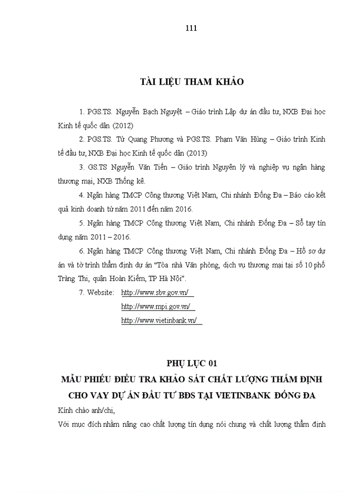 image for page Hoàn thiện công tác thẩm định dự án vay vốn trong lĩnh vực bất động sản tại Ngân hàng TMCP Công thương Việt Nam – Chi nhánh Đống Đa
