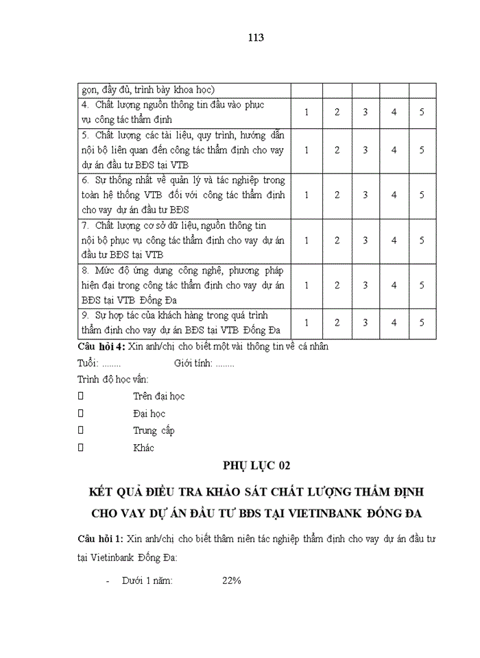 image for page Hoàn thiện công tác thẩm định dự án vay vốn trong lĩnh vực bất động sản tại Ngân hàng TMCP Công thương Việt Nam – Chi nhánh Đống Đa