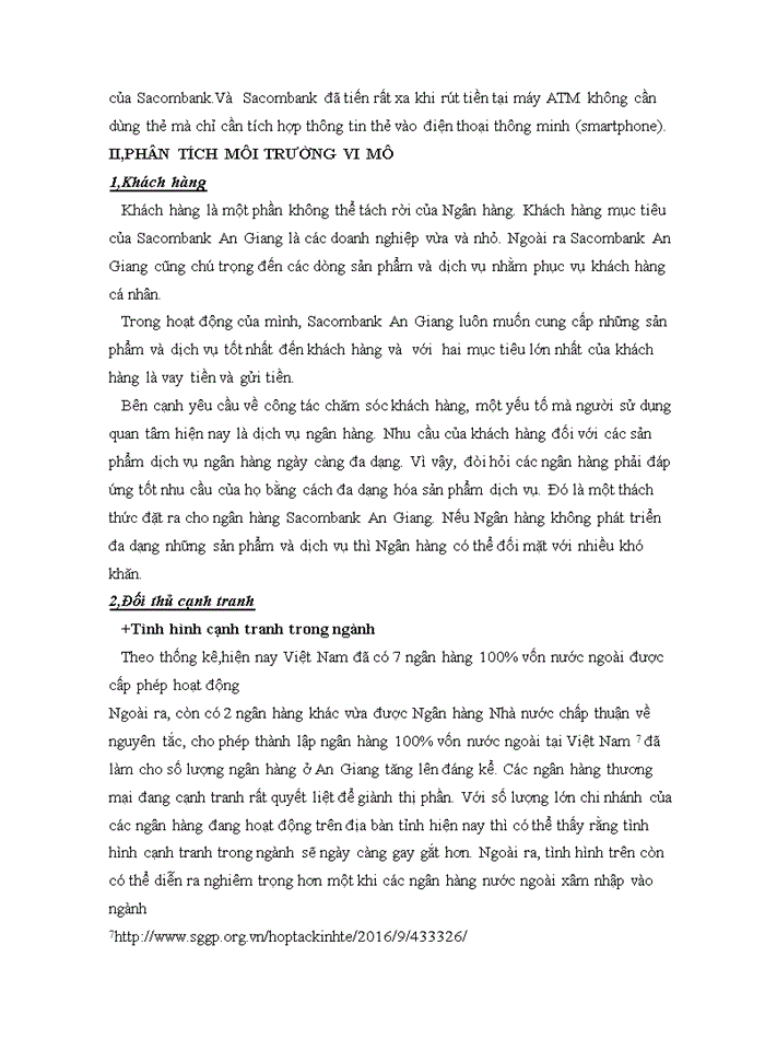 image for page Phân tích ảnh hưởng của môi trường kinh doanh đến hiệu quả kinh doanh của ngân hàng  Sacobank chi nhánh An Giang