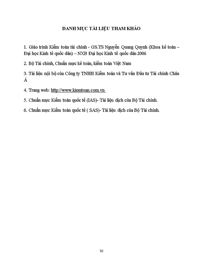 image for page Hoàn thiện quy trình kiểm toán chu trình tiền lương và nhân viên trong kiểm toán BCTC do Công ty TNHH Kiểm toán và Tư vấn đầu tư Tài chính Châu Á