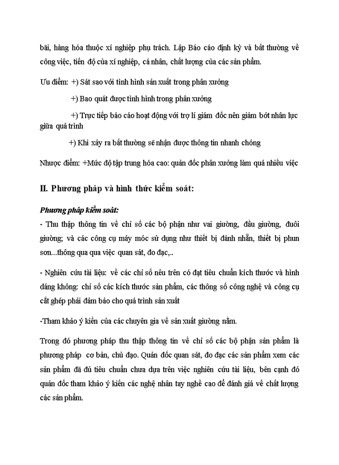 image for page Hệ thống kiểm soát chất lượng đầu vào sản phầm giường nằm tạo xưởng sản xuất của công ty tnhh đức phúc