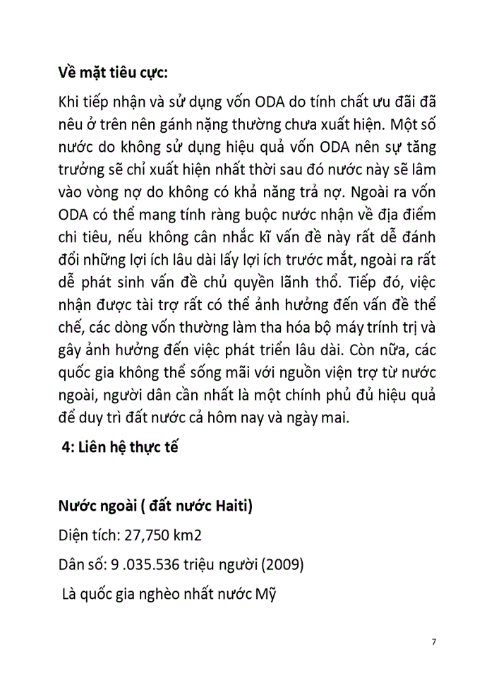 image for page Hiệu quả của ODA đối với các nước đang phát triển