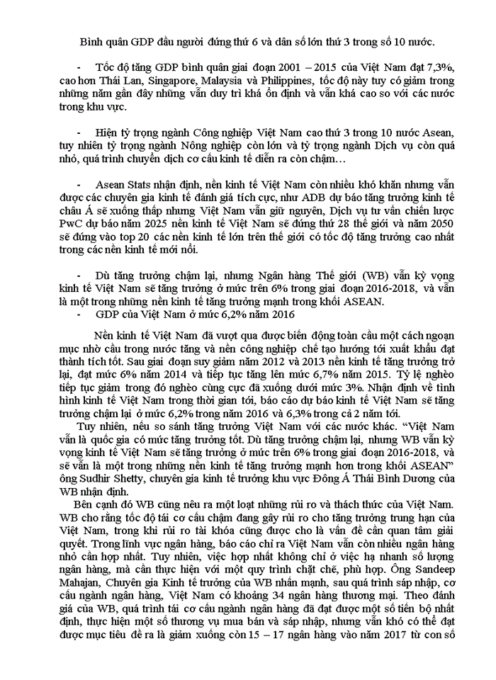 image for page Tình hình kinh tế chung của asean