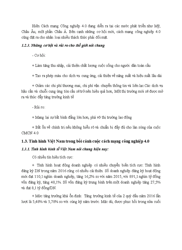 image for page Thách thức cho đầu tư của việt nam trong cuộc cách mạng công nghiệp 4.0