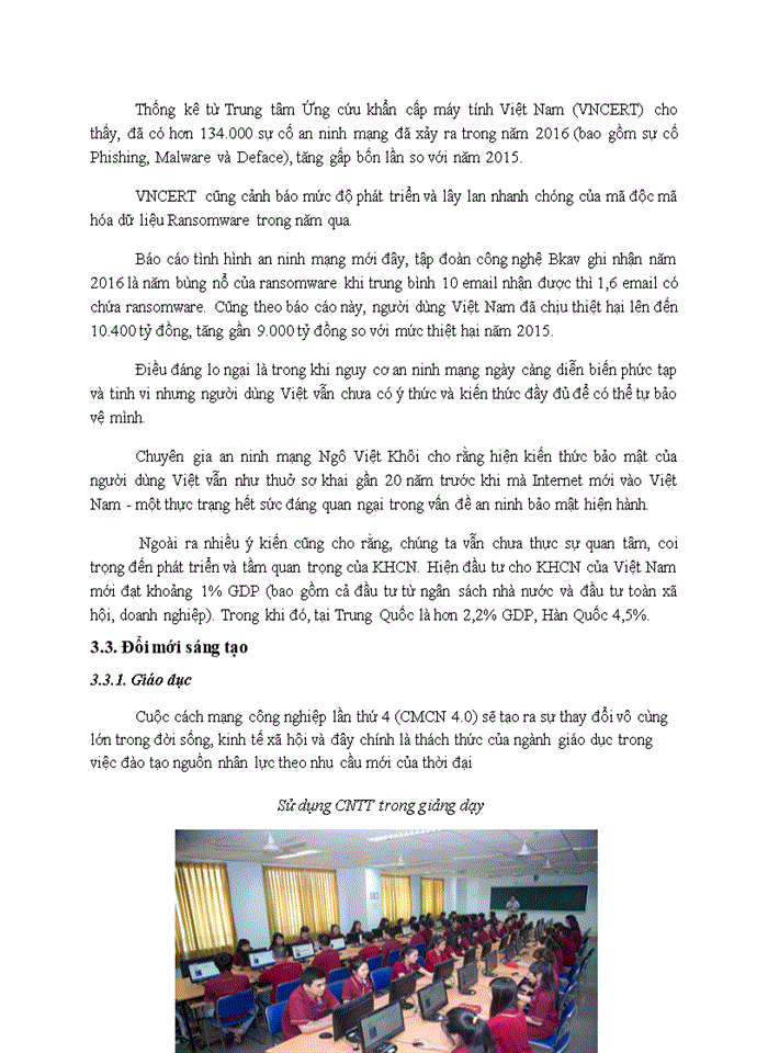 image for page Thách thức cho đầu tư của việt nam trong cuộc cách mạng công nghiệp 4.0